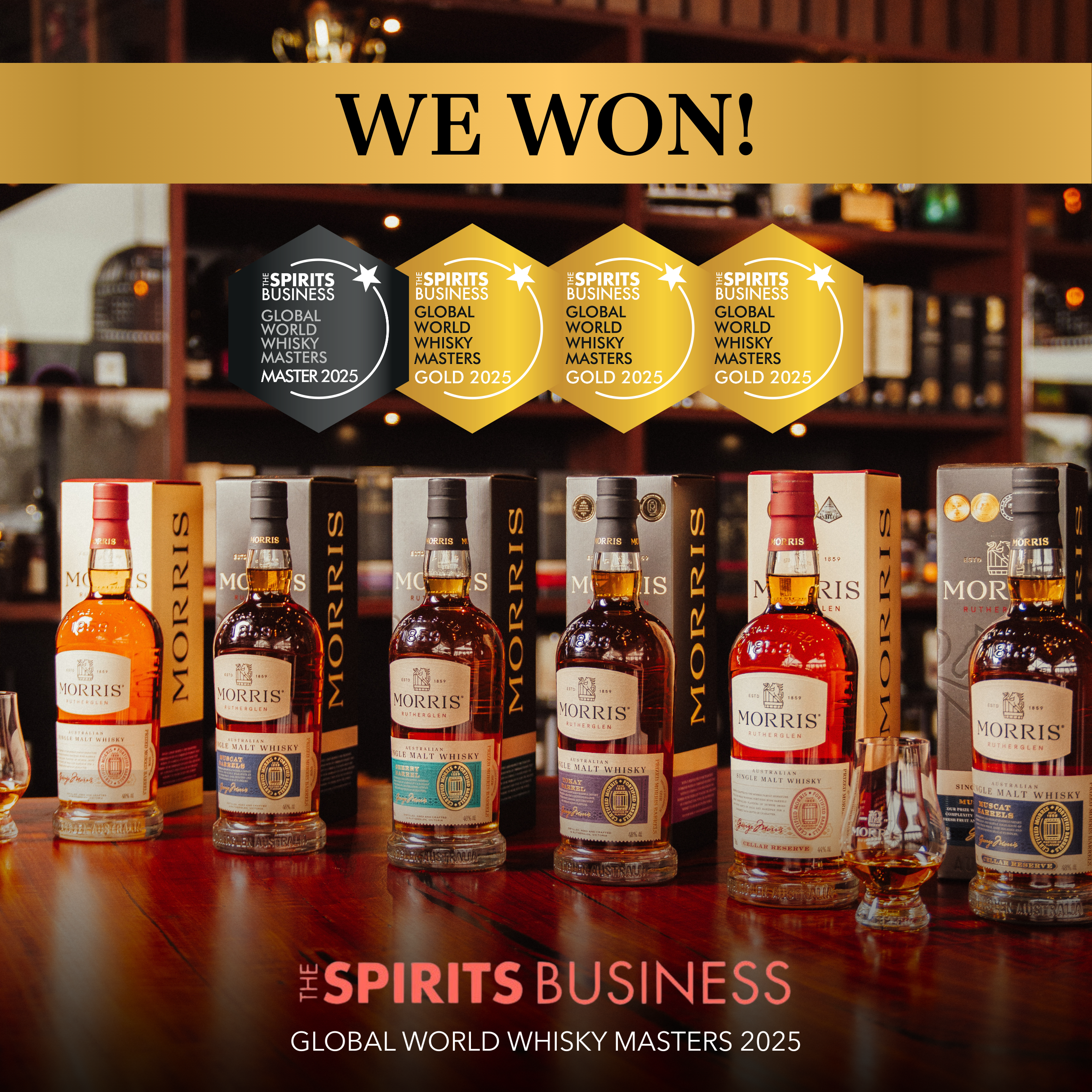 We Won! Global World Whisky Masters 2025