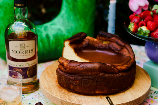 Whisky Basque Cheesecake with a Morris Whisky Twist