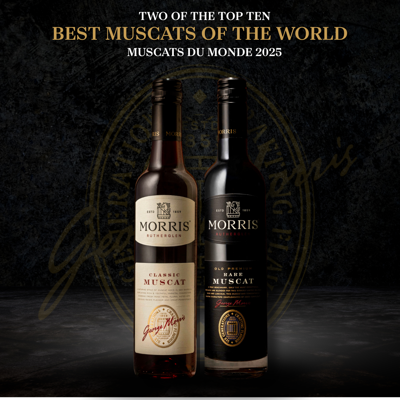 Morris is Top 10 at the Prestigious Muscats du Monde 2025
